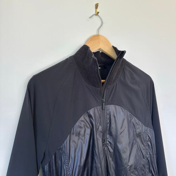 Lululemon All Roads 1/2 Zip Pullover Jacket Black - Picture 6 of 9